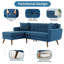 Canapé modulaire rembourré 80 po Jadier-306849852
