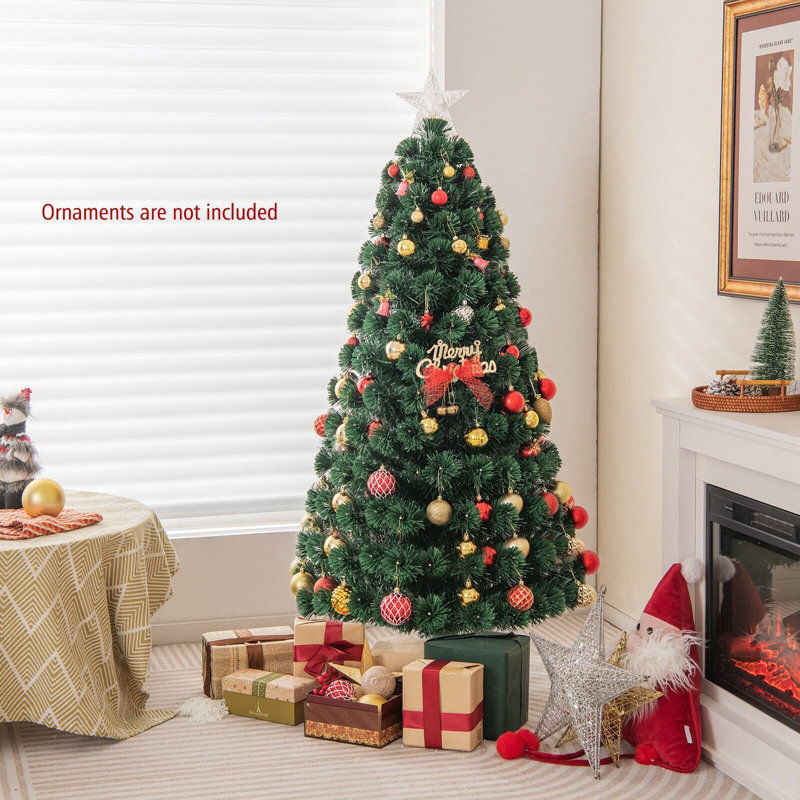 Lighted Artificial Christmas Tree, 180cm
