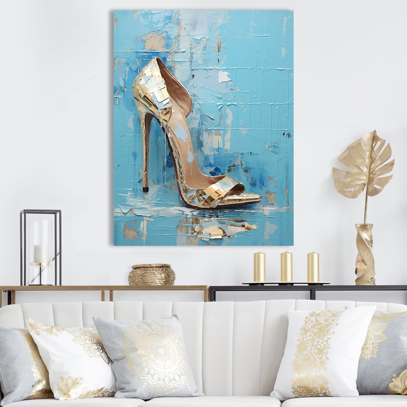 Chic Fashion Heel III - Imprimé, Toile tendue, H 40 po x l 30 po