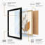 Dual Specimens Study Botanical - Framed Print-714615360-714615365