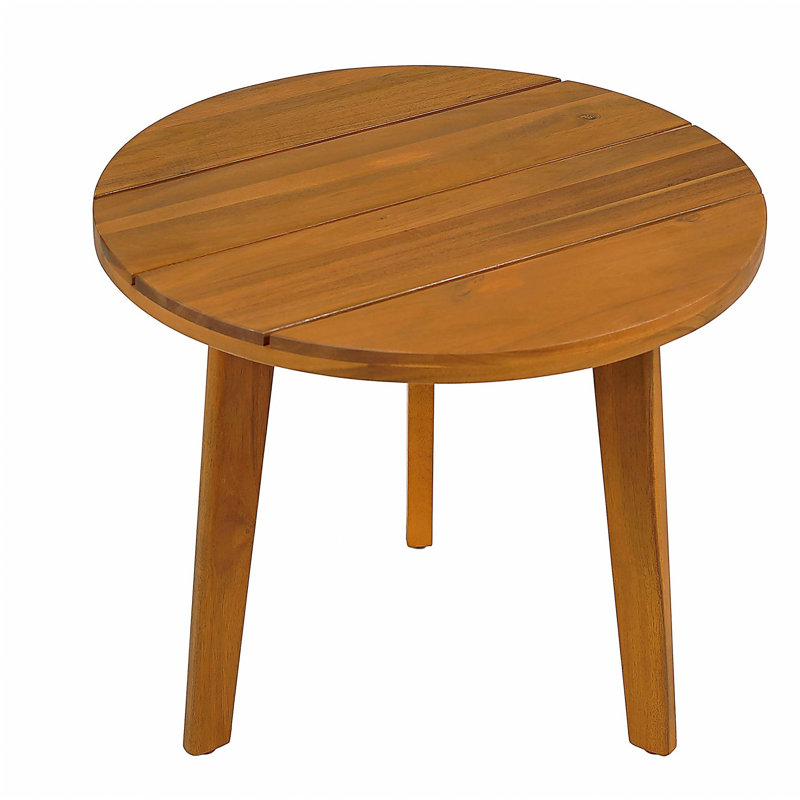 Table d'appoint ronde en acacia