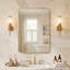 Miroir de salle de bain mural moderne avec coins arrondis Modern-652610135-652610140