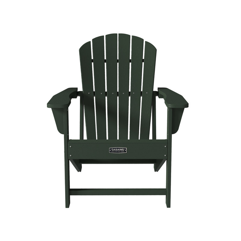Chaise Adirondack pliante en PEHD pour l'extérieur, Vert
