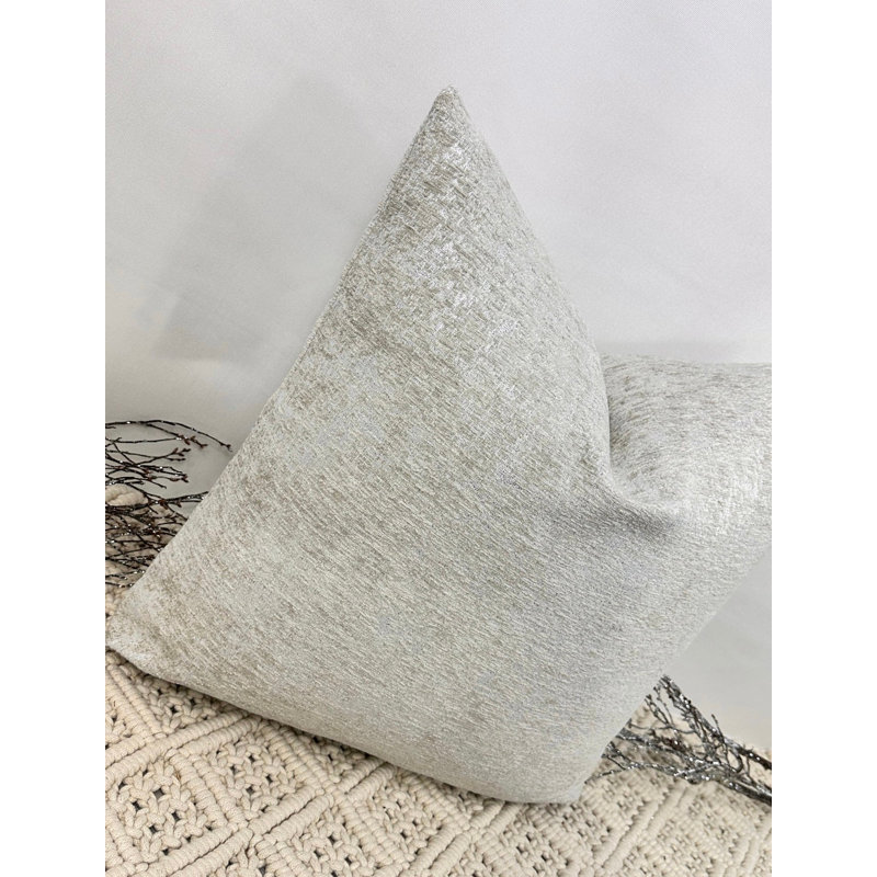 Abstract Beige Square Cushion Cover