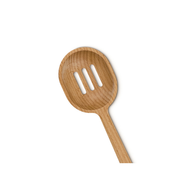Le Creuset Signature Wood Slotted Spoon