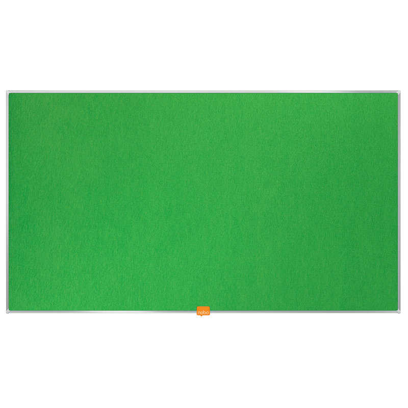 Wall Mounted Bulletin Board, Green, 51cm H x 89.80cm L