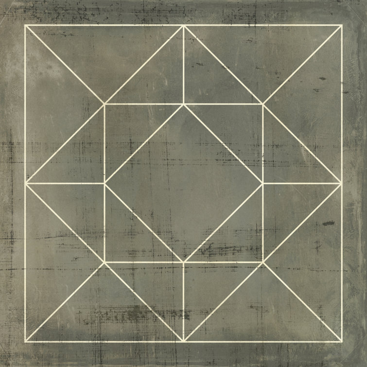 Geometric Blueprint VIII by Vision Studio - Wrapped Canvas Art Prints