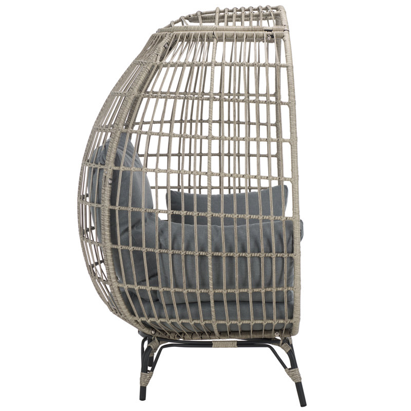 Emmett Outdoor Lounge Chair, Gray