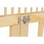 Lit simple au-dessus d'un lit superposé avec glissade et - Porte en bois de pin massif avec option de couchage polyvalente-1321621977