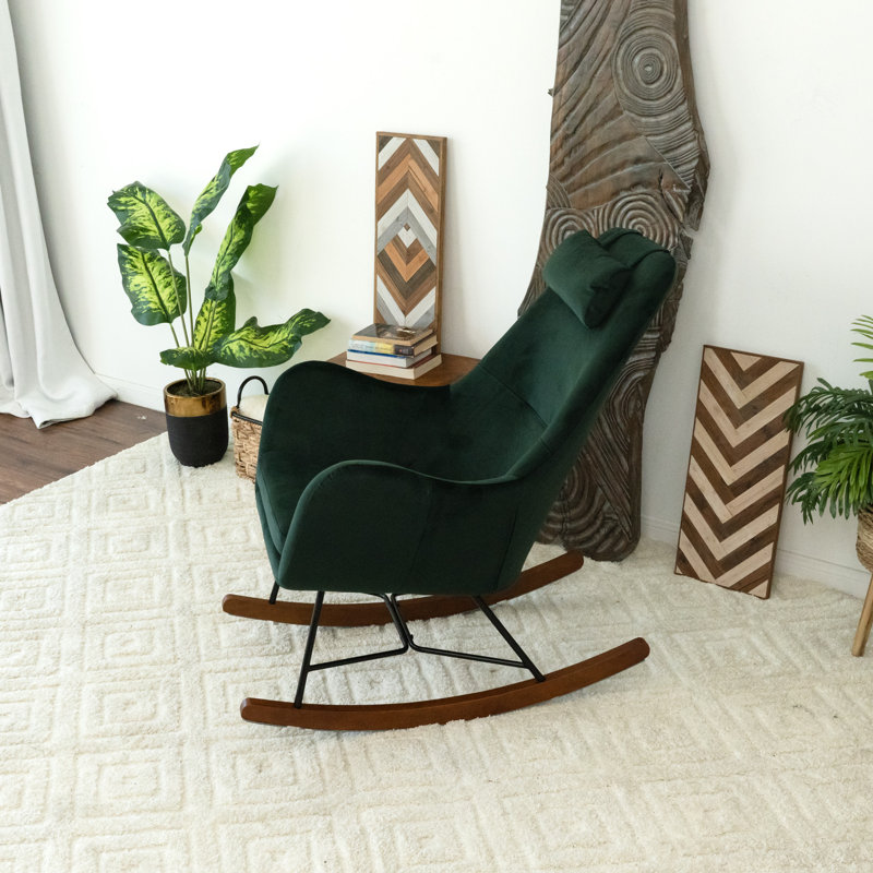 Chaise berçante Niell, Vert