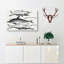 Shark And Dolphins by Thomas Astley - Wrapped Canvas Print-55318478