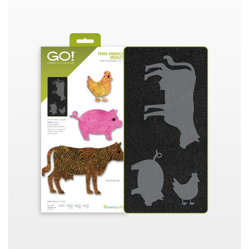 Accuquilt GO! Tous les animaux sont groupés