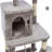 TRIXIE Eduardo 56.3" Cat Tree 4-Level Sisal Scratching Posts Plush Condo Hammock & Platforms Play Rope Dangling Cat Toy