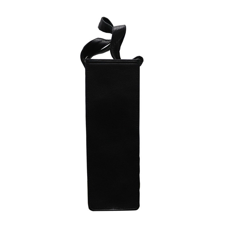 Sac à boisson en cuir - noir, Noir