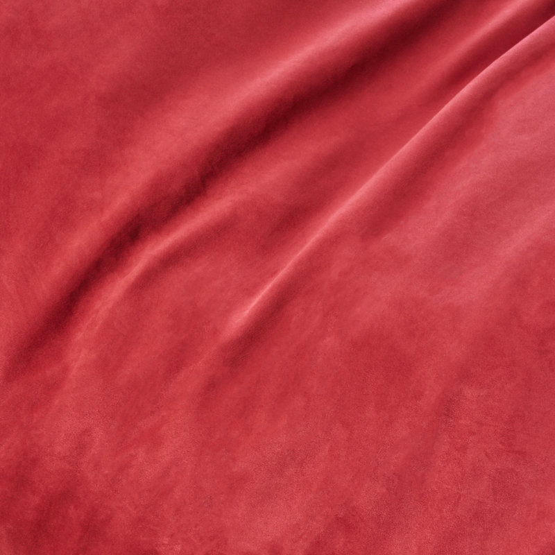 Jasper Traditional 8 Foot Cylindrical Suede Bean Bag, Rouge