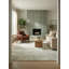Cortero Hand Tufted Wool Abstract Area Rug in Sage/Ivory-1618217476