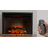 Puraflame Ayame 33" Electric Fireplace Insert with Fire Crackling Sound, Remote Control, 750/1500W, Black-2021445052