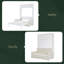 Lit escamotable double pleine grandeur avec coussin-197595379
