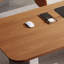 Bureau en bois massif de style crème avec rangement-1162264619