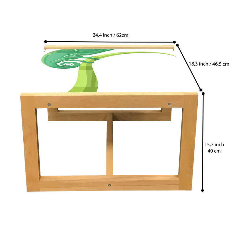 Jaimarion Sled Coffee Table, 62cm H x 46cm W x 40cm D