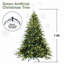 Arbre de Noël artificiel pré-éclairé avec 450 lumières incandescentes blanc chaud, 2225 pointes, pin articulé en PE + PVC avec branches à mémoire de forme partielle, support en métal pliable pour la décoration des Fêtes-1776495902