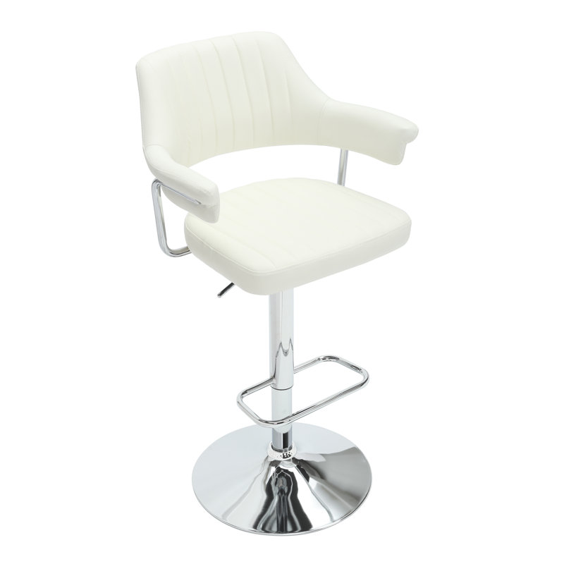 Swivel Upholstered Bar Stool
