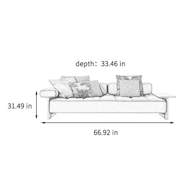 Fashion solid wood modern leisure chaise lounge