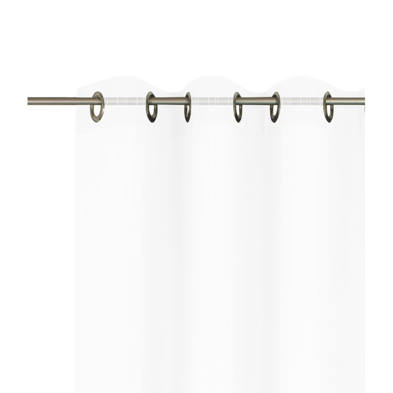 Andrais Semi Sheer Single Curtain Panel, 175cm H x 600cm W