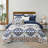 Desert Dawn Printed Hug Kilim Pillow Gray 14x30"