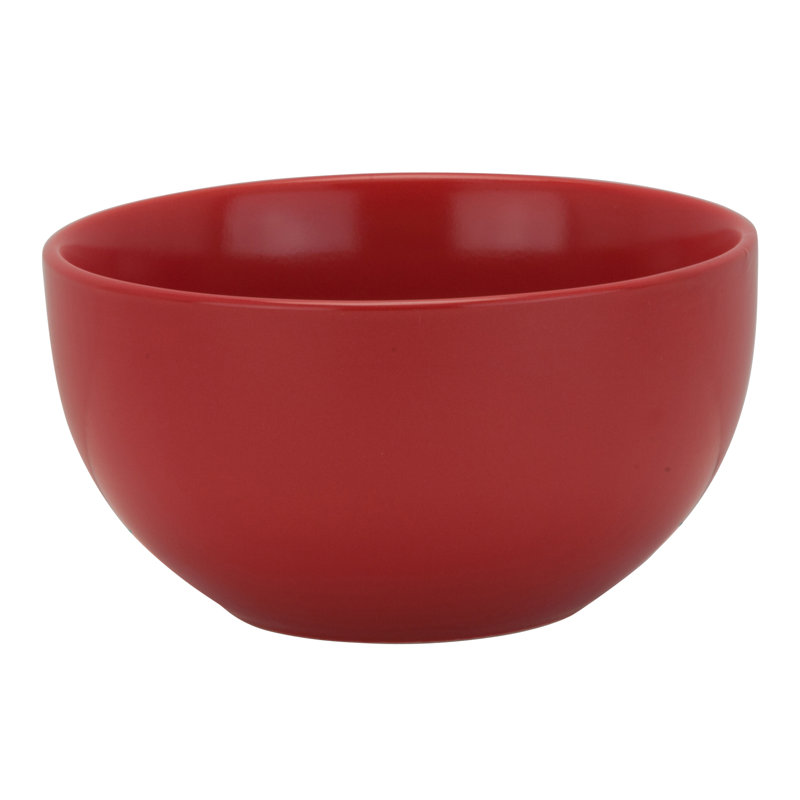 Bol à céréales 16 onces Wazee Matte, Rouge