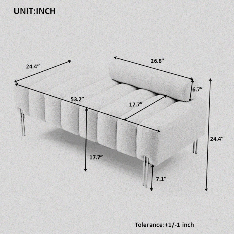 Banc de rangement Kersty, Noir