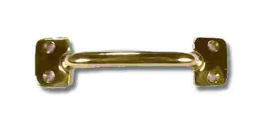 4" Front Mount Pull Solid Brass