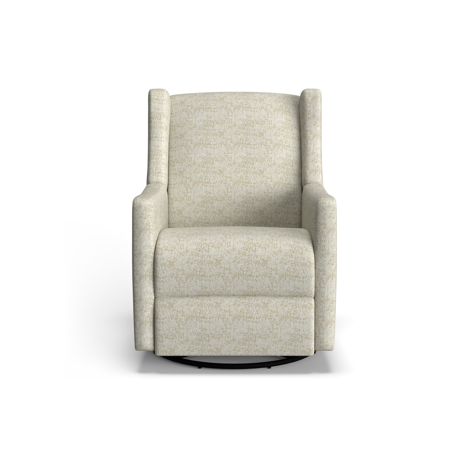 Andrina Swivel Glider, Malibu Parchment Performance Chenille
