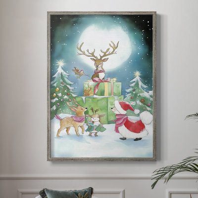 Christmas Holiday Art DCCLXVI Framed Print - Solid Wood XMA171297