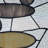 18"H Namaste Stacked Stones-Stained Glass Window Panel