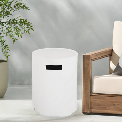 Support de réservoir 16 x 20 pouces / table d'appoint, blanc