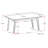 Draper Dining Table In Java Brown-239739706