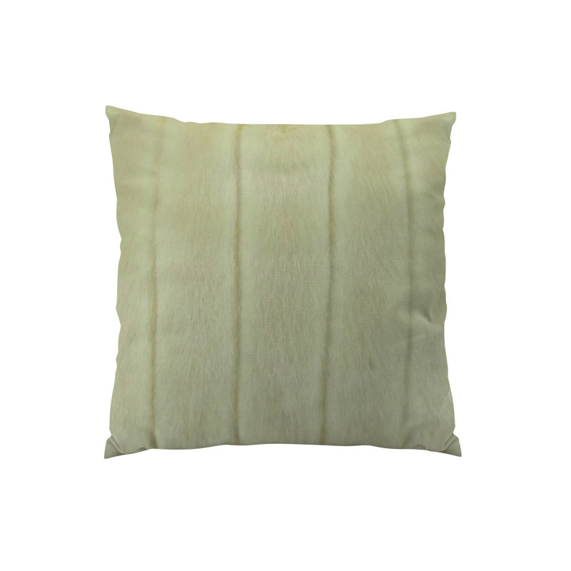 Animal Print Faux Fur Reversible Throw Pillow, 20" H x 20" W, Polyester/Polyfill