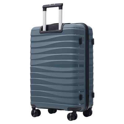 Premium PP Travel Luggage Set , 3-Piece TSA Lock Suitcase Ensemble with 20, 24, and 28 Inch Sizes with 360° Spinner Wheels