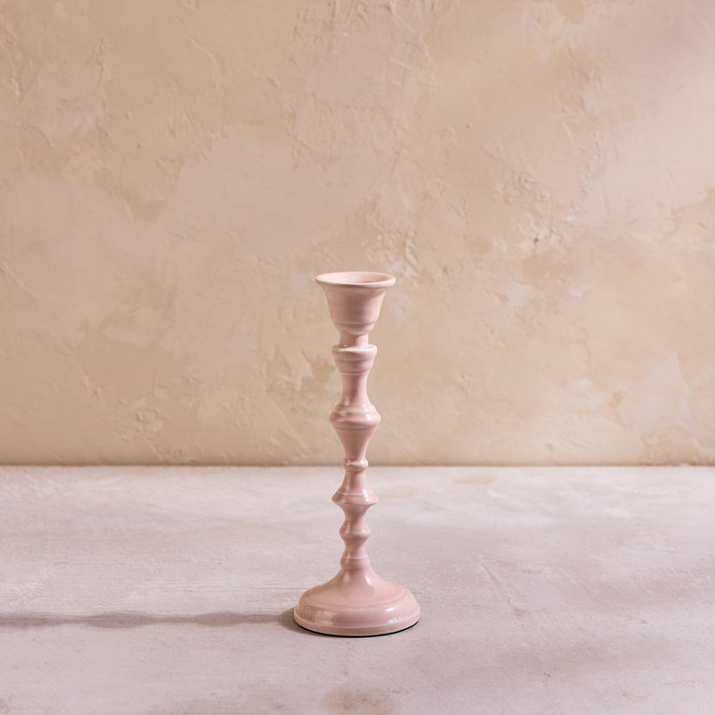 Petit bougeoir rose clair Nera, Pink