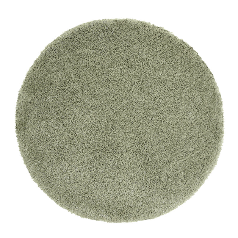 Benan Solid Colour Hand Tufted Area Rug, Round 133cm