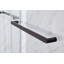 Porte de douche coulissante double sans cadre 60 po x 76 po au fini noir mat