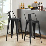 Metal Counter And Bar Stools