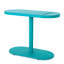 Table et chaise de bistro d'extérieur - Fer, bleu sarcelle, pour patio