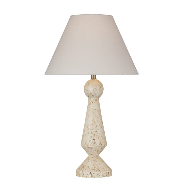 Lampe de table Arvyn crème de 30 po