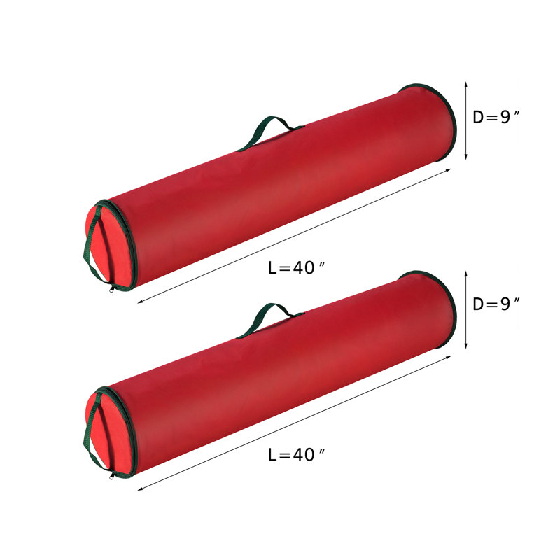 Gift Wrap Storage, Red