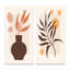 «Minimalistc Plant Silhouettes Still Lifes III», ensemble de 2 impressions-1390875934-1390875932
