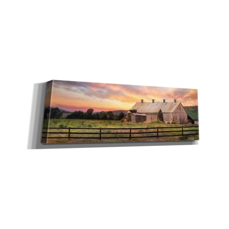 «Sunset in the Valley» par Lori Deiter, impression sur toile tendue