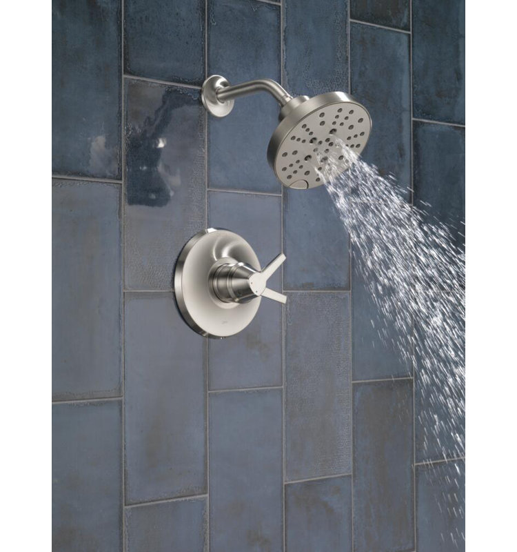 Robinet de douche Galeon, Lumicoat inoxydable