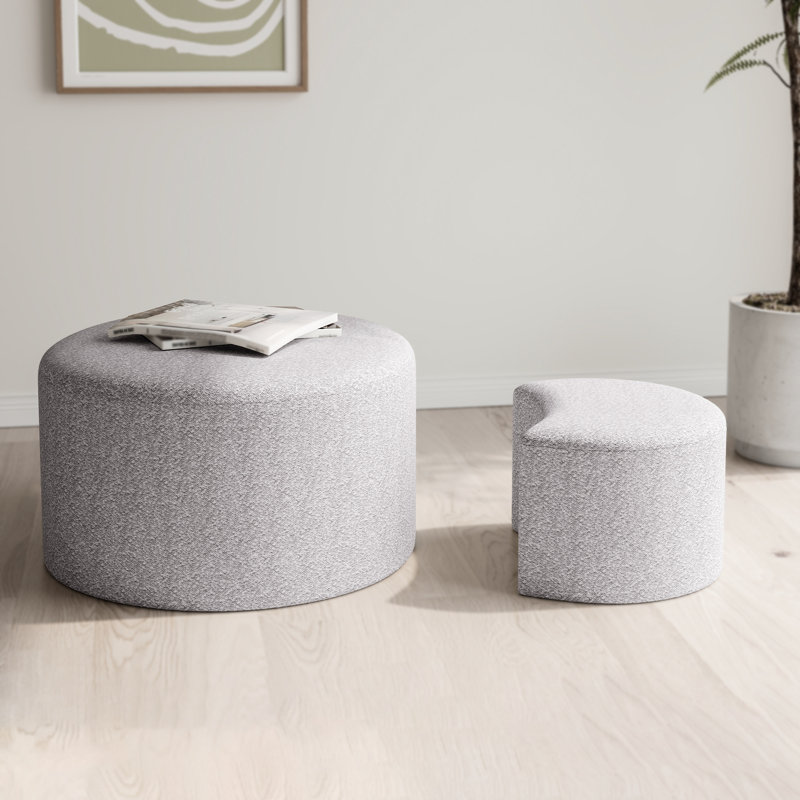 Upholstered Nesting Coffee Tables